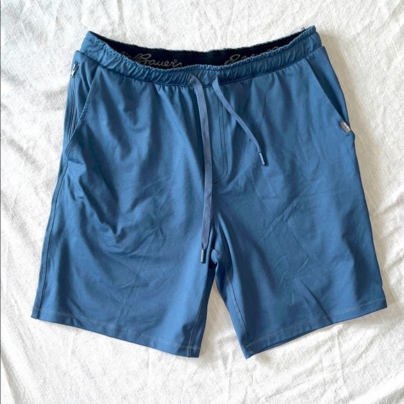 Eddie Bauer Blue Athletic Shorts - Picture 1 of 4